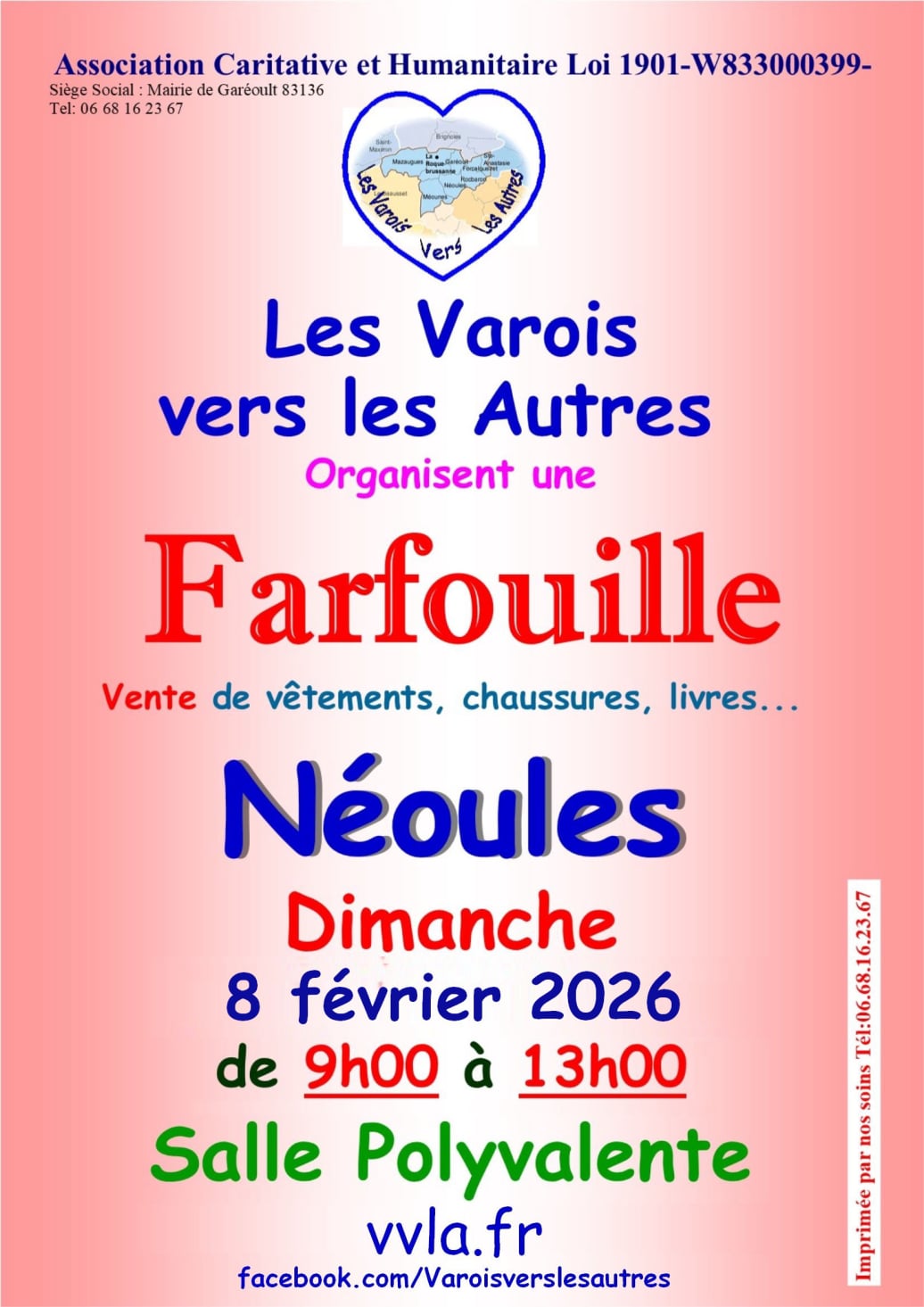Farfouille 8 fevrier 2026 a NEOULES - Association Varois vers les autres